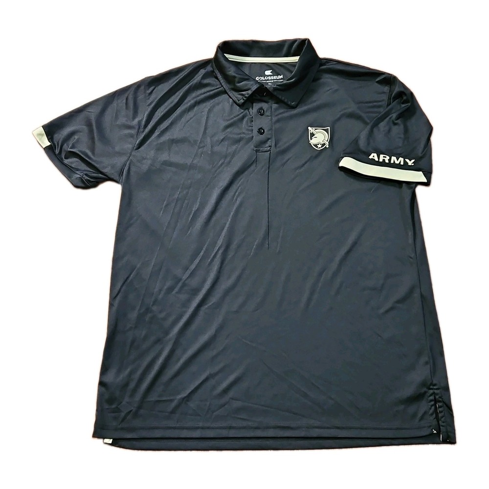 Army Black Knights Colosseum Men's Polo Shirt XL Performance Short Sleeve NCAA